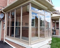 removed posts enclosure porch enclosure with a double door. Get a free quote now