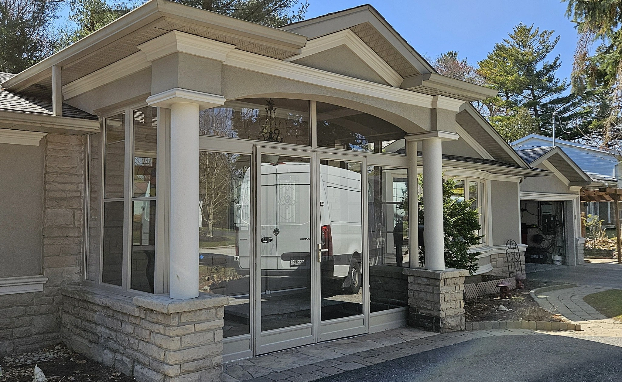 Front porch enclosure